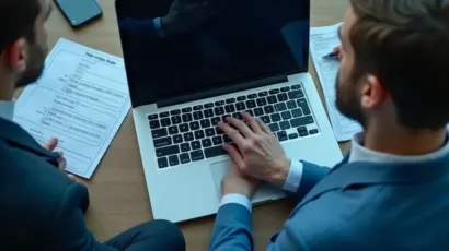 An IT security audit underway — reviewing systems against a checklist