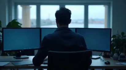 A managed IT support desk in a calm Isle of Man office
