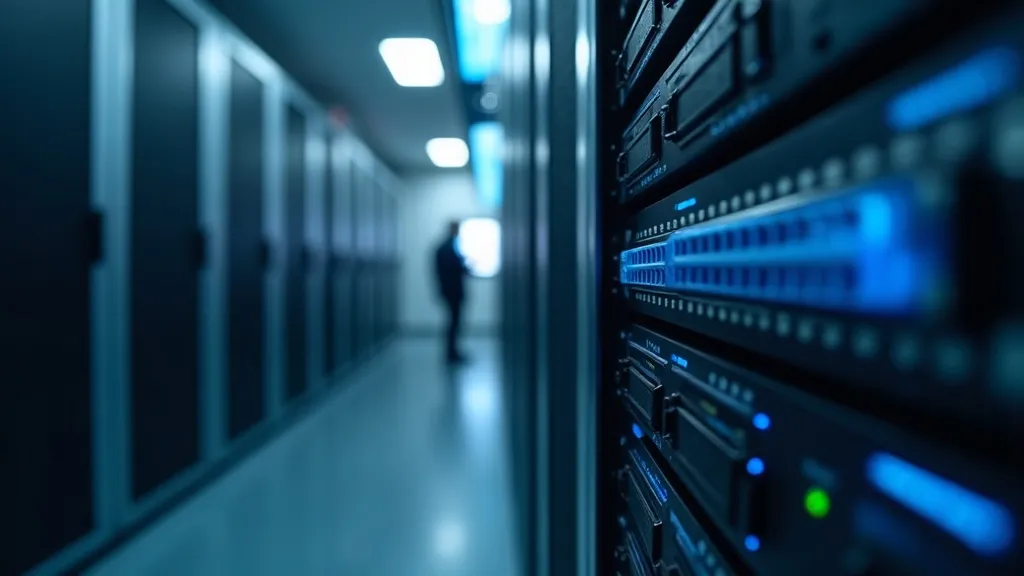 A server room representing the systems a firm depends on